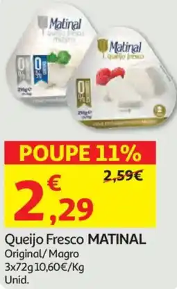 Auchan Queijo Fresco MATINAL promoção