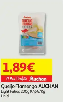 Auchan Queijo Flamengo AUCHAN Light Fatias promoção