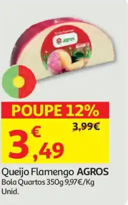 Auchan Queijo Flamengo AGROS Bola Quartos promoção