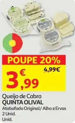 Auchan Queijo de Cabra QUINTA OLIVAL promoção