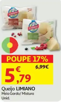 Auchan Queijo LIMIANO Meio Gordo/Mistura promoção