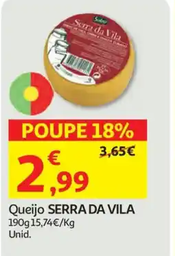 Auchan Queijo SERRA DA VILA promoção