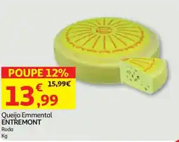 Auchan Queijo Emmental ENTREMONT promoção
