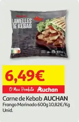 Auchan Carne de Kebab AUCHAN Frango Marinado promoção