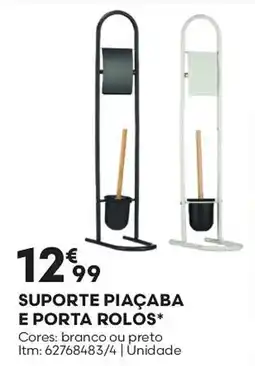 Bricomarché Suporte piaçaba e porta rolos* promoção