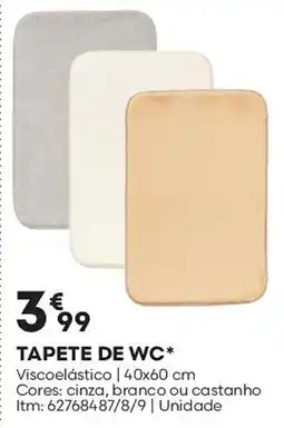Bricomarché Tapete de wc* promoção