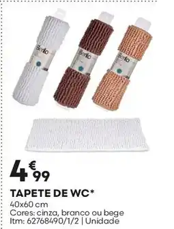 Bricomarché Tapete de wc* promoção