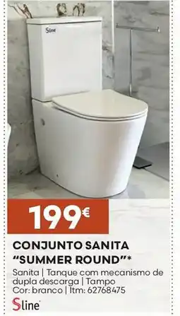 Bricomarché Conjunto sanita "summer round"* promoção