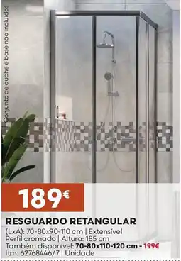 Bricomarché Resguardo retangular promoção