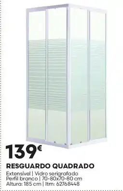 Bricomarché Resguardo quadrado promoção