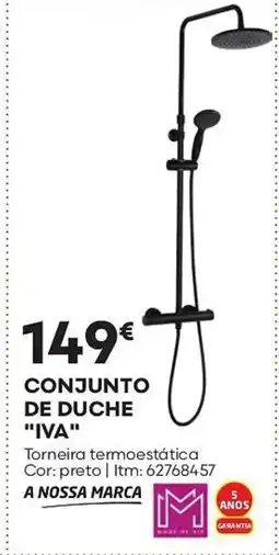 Bricomarché Conjunto de duche "iva" promoção
