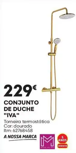 Bricomarché Conjunto de duche "iva" promoção