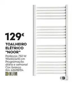 Bricomarché Toalheiro elétrico "noor" promoção