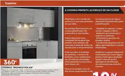 Bricomarché Cozinha "branco polar" promoção