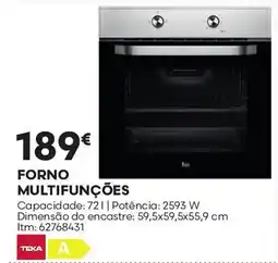 Bricomarché Forno multifunções promoção