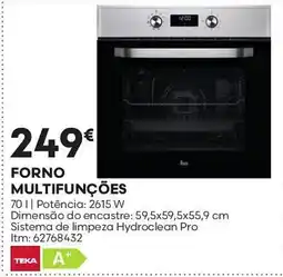 Bricomarché Forno multifunções promoção