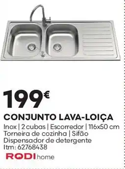 Bricomarché Conjunto lava-loiça promoção