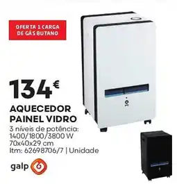 Bricomarché Aquecedor painel vidro promoção