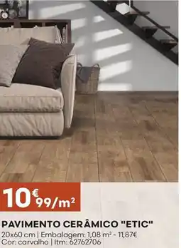 Bricomarché Pavimento cerâmico "etic" promoção