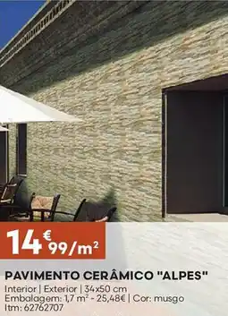 Bricomarché Pavimento cerâmico "alpes" promoção