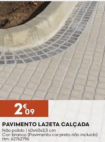 Bricomarché Pavimento lajeta calçada promoção
