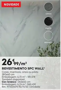 Bricomarché Revestimento spc wall* promoção