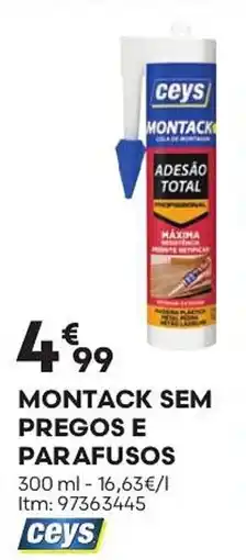 Bricomarché Montack sem pregos e parafusos promoção