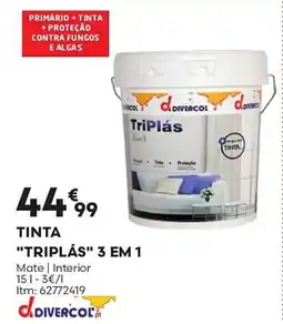 Bricomarché Tinta "triplás" 3 em 1 promoção