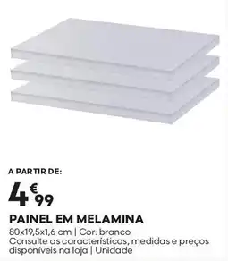 Bricomarché Painel em melamina promoção