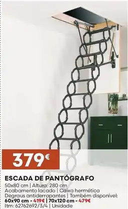 Bricomarché Escada de pantógrafo promoção