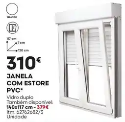 Bricomarché Janela com estore pvc* promoção
