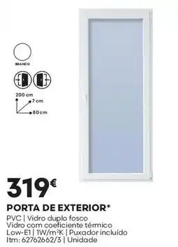 Bricomarché Porta de exterior* promoção