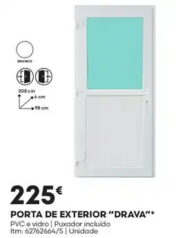 Bricomarché Porta de exterior "drava"* promoção