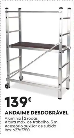 Bricomarché Andaime desdobrável promoção