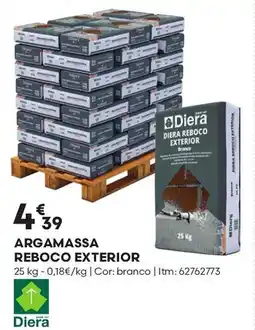 Bricomarché Argamassa reboco exterior promoção
