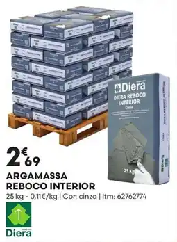 Bricomarché Argamassa reboco interior promoção