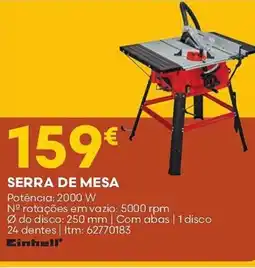 Bricomarché Serra de mesa promoção