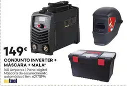 Bricomarché Conjunto inverter + máscara + mala* promoção