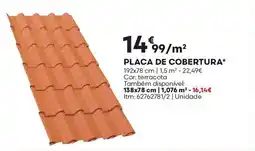 Bricomarché Placa de cobertura* promoção