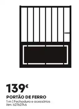 Bricomarché Portão de ferro promoção