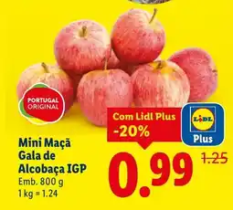 Lidl Mini Maçã Gala de Alcobaça IGP promoção