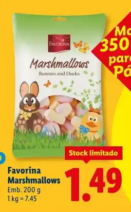 Lidl Favorina Marshmallows promoção