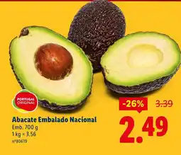 Lidl Abacate Embalado Nacional promoção