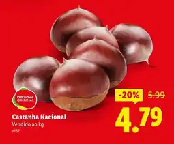 Lidl Castanha Nacional promoção