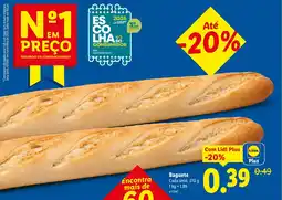 Lidl Baguete promoção