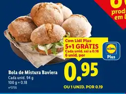 Lidl Bola de Mistura Baviera promoção