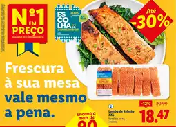 Lidl Lombo de Salmão XXL promoção