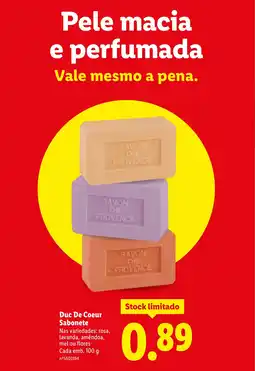 Lidl Duc De Coeur Sabonete promoção