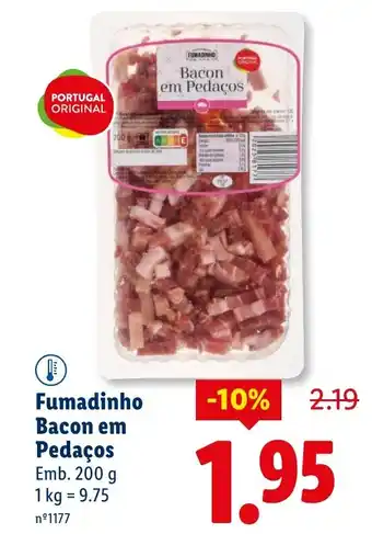 Lidl Fumadinho Bacon em Pedaços promoção