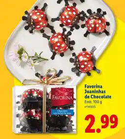 Lidl Favorina Joaninhas de Chocolate promoção